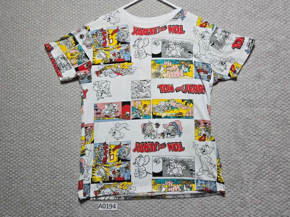 Tom and Jerry Comic Strip All Over Print Graphic T-Shirt